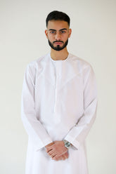 WHITE EMIRATI WATERPROOF THOBE